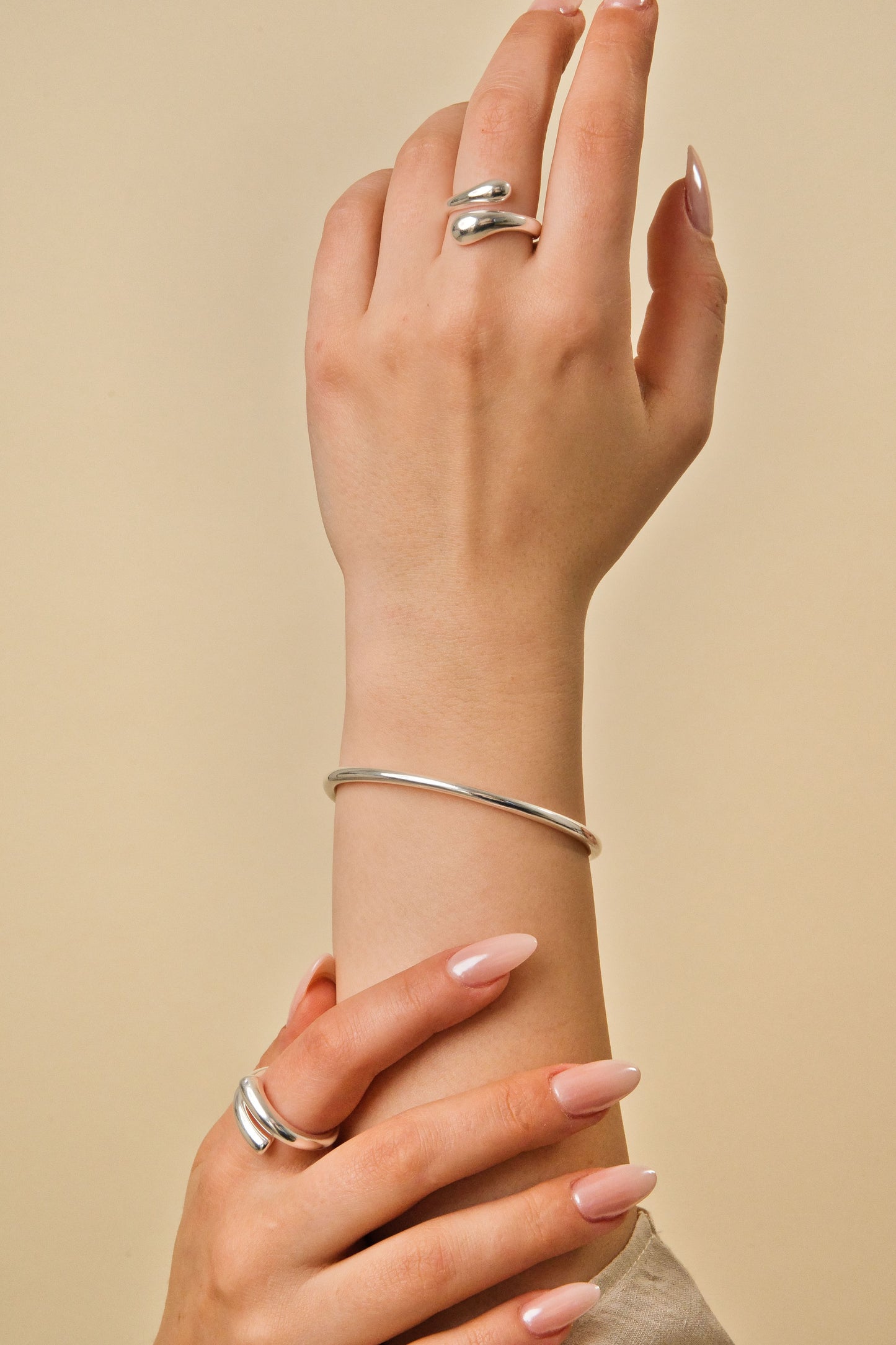 Invidual Classy Armreif Silber