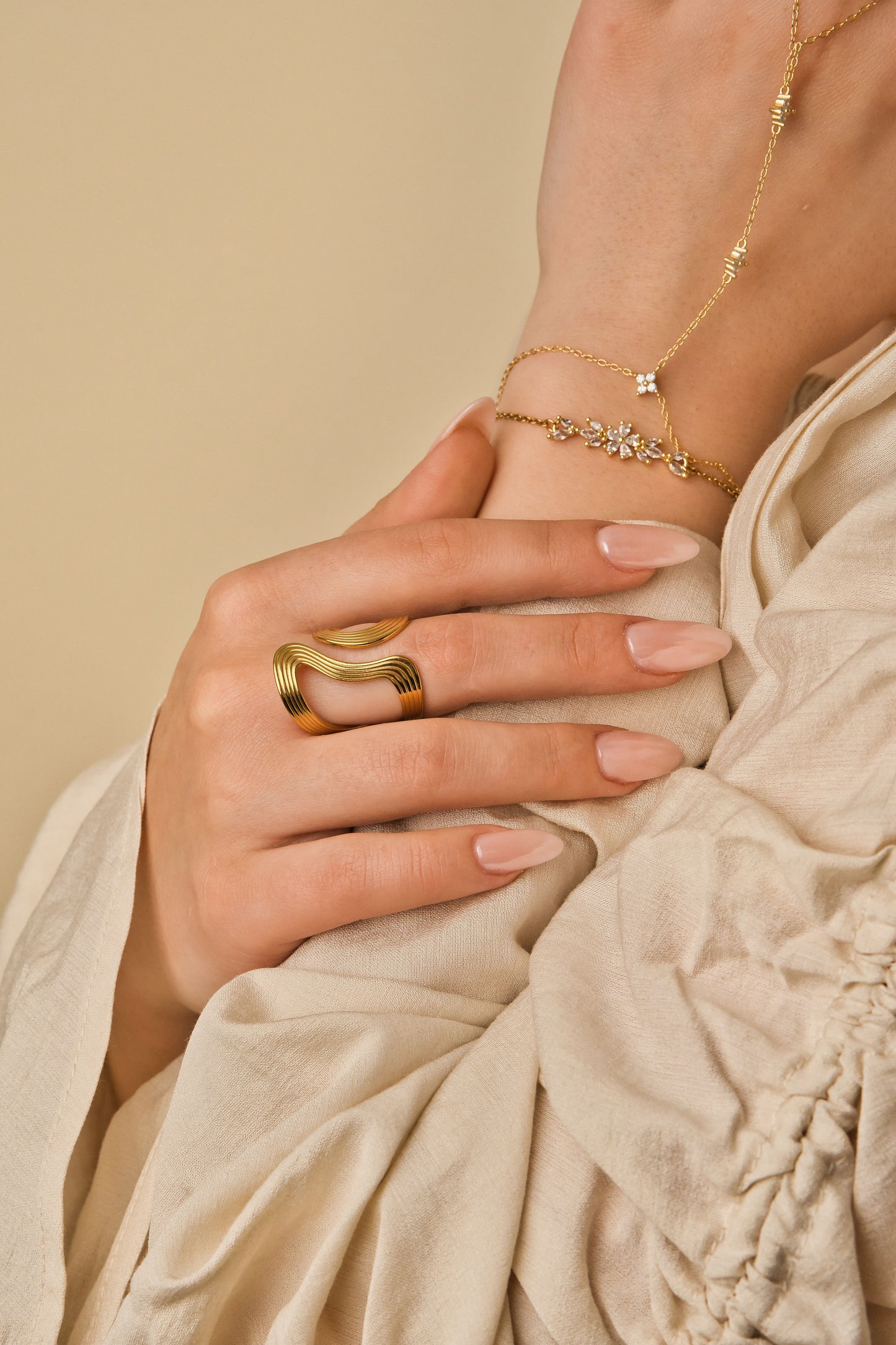 Structured Art Ring