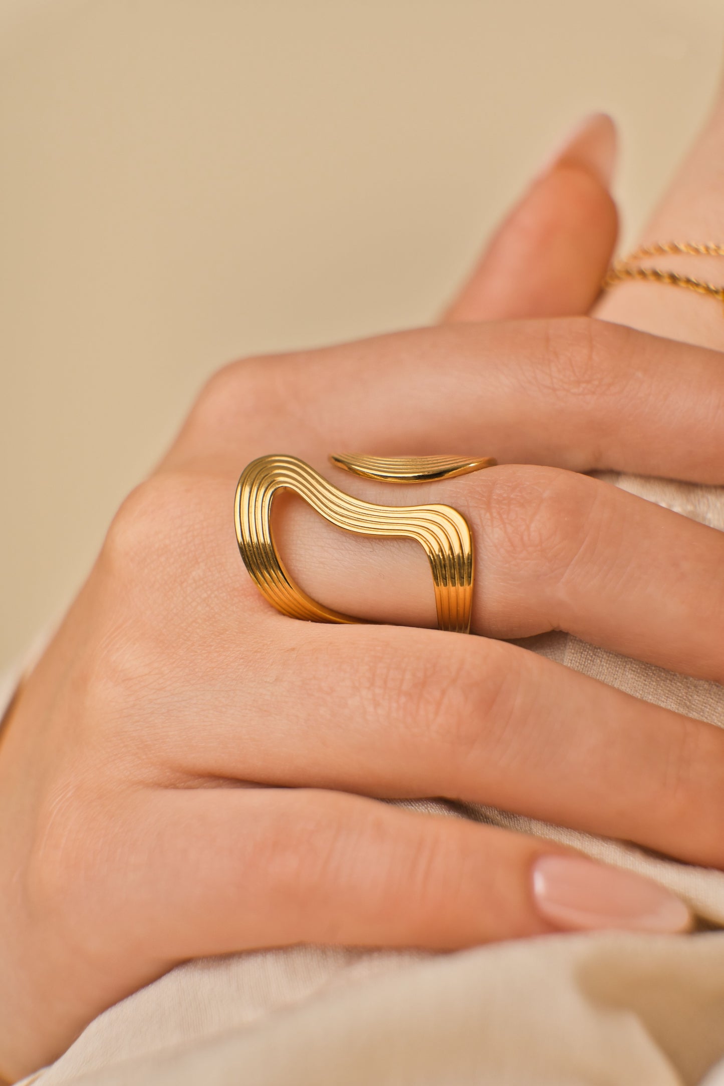 Structured Art Ring