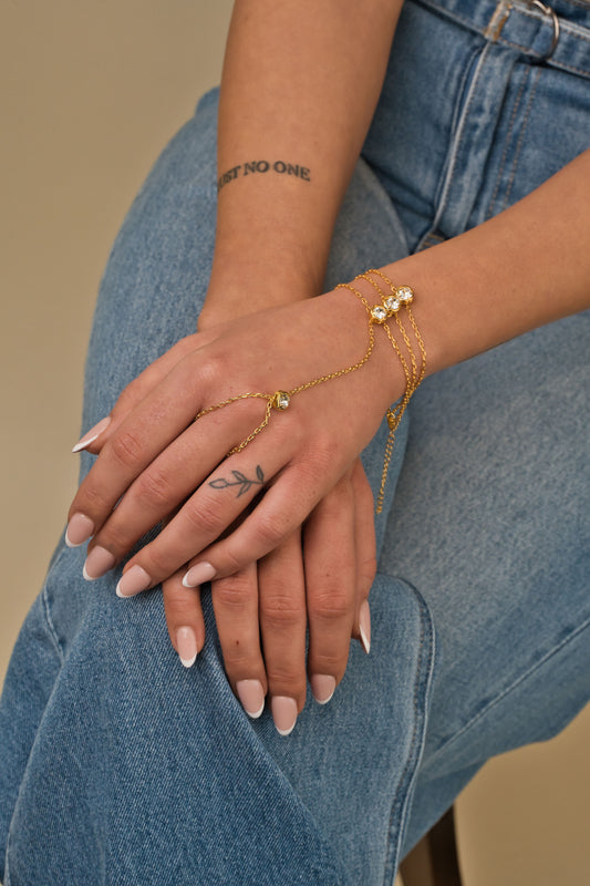 Triplechain Fingerkette