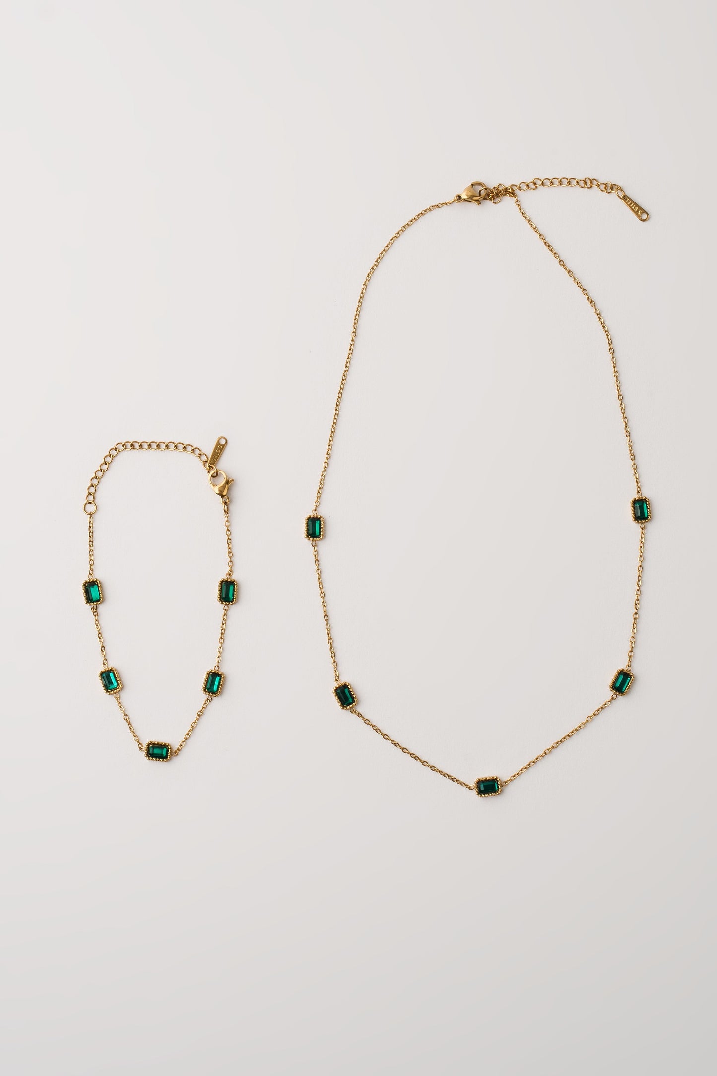 Smaragd Zirconia Set